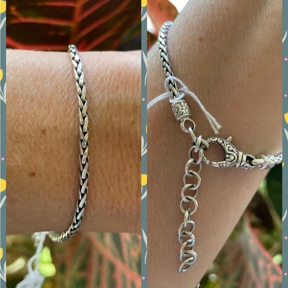 Edgewater Jewelry - SS925/18K gold hook closure bracelet